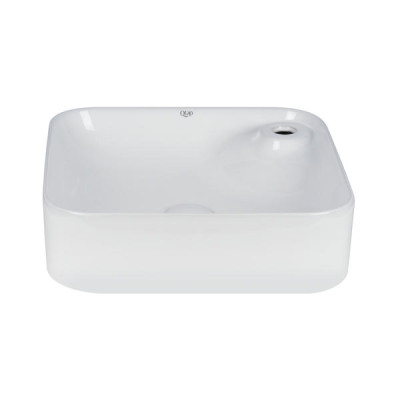 Раковина-чаша Qtap Stork 430x430x125 White з донним клапаном QT15112194W Раковина-чаша Qtap Stork 430x430x125 White з донним клапаном QT15112194W