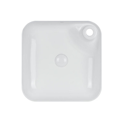 Раковина-чаша Qtap Stork 430x430x125 White з донним клапаном QT15112194W