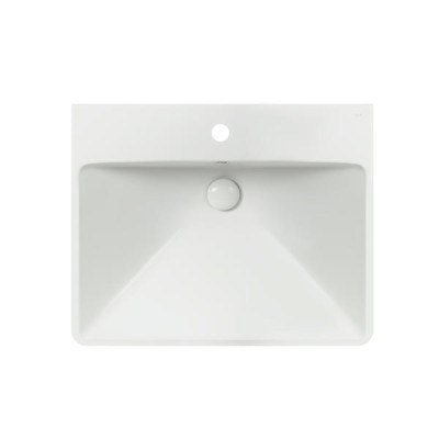 Раковина Qtap Albatross D 600х500х210 White с донным клапаном QT01115060DW