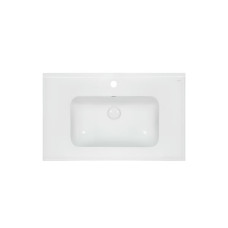 Раковина Qtap Albatross E49 800х490х200 White з донним клапаном QT01119080E49W
