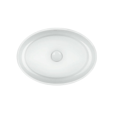 Раковина-чаша Qtap Kolibri 500x360x140 White з донним клапаном QT10113054W