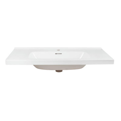 Раковина Qtap Albatross 5H 1000х500х210 White з донним клапаном QT01115100HW Раковина Qtap Albatross 5H 1000х500х210 White з донним клапаном QT01115100HW