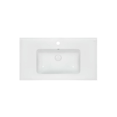 Раковина Qtap Albatross E49 900х490х200 White с донным клапаном QT01119090E49W