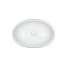 Раковина-чаша Qtap Leo 600х400х155 White з донним клапаном QT11117060GW