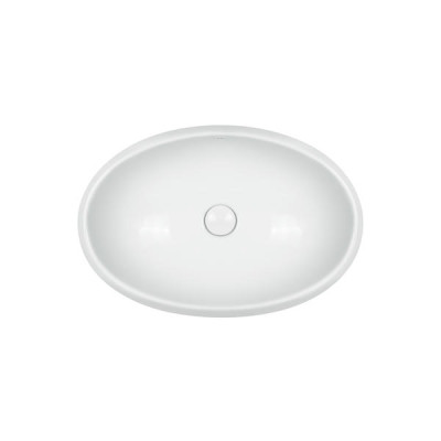 Раковина-чаша Qtap Leo 600х400х155 White з донним клапаном QT11117060GW