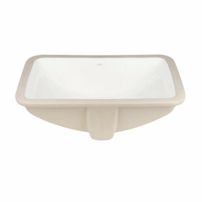 Комплект Qtap Stork: Раковина врізна прамокутна 530x370x200 мм White + Донний клапан PU02O