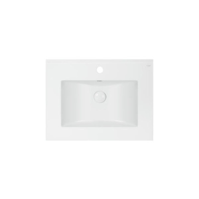 Раковина Qtap Albatross E 600х460х180 White з донним клапаном QT01119060EW