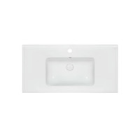 Раковина Qtap Albatross E49 1000х490х200 White з донним клапаном QT01119100E49W