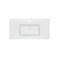 Раковина Qtap Albatross E49 1000х490х200 White з донним клапаном QT01119100E49W
