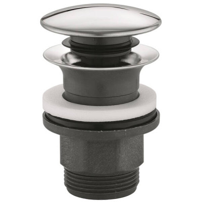 Донний клапан для раковини Grohe 40824000 click/clack хром Донний клапан для раковини Grohe 40824000 click/clack хром
