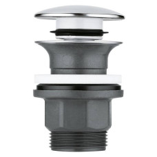 Донний клапан для раковини Grohe 40824000 click/clack хром