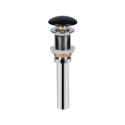 Донний клапан для раковини Qtap PU03 70х70х227.5 Matt black Донний клапан для раковини Qtap PU03 70х70х227.5 Matt black