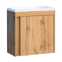 Тумба з раковиною Devit Small 063050O, 50 см, дуб