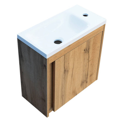 Тумба з раковиною Devit Small 063050O, 50 см, дуб Тумба з раковиною Devit Small 063050O, 50 см, дуб