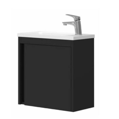 Тумба з раковиною Devit Small 063050B, 50 см, чорний Тумба з раковиною Devit Small 063050B, 50 см, чорний