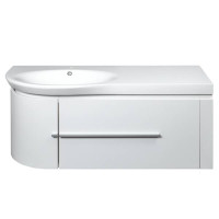 Тумба з раковиною Devit Fly 0022120 підвісна 116,5 см білий