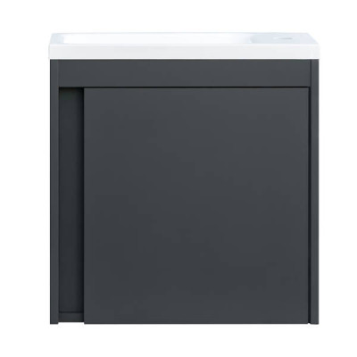 Тумба з раковиною Devit Small 063050A, 50 см, антрацит Тумба з раковиною Devit Small 063050A, 50 см, антрацит