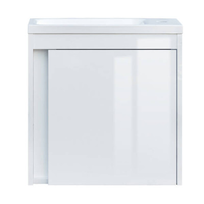 Тумба з раковиною Devit Small 063050W, 50 см, білий глянець Тумба з раковиною Devit Small 063050W, 50 см, білий глянець