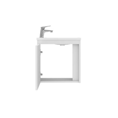 Тумба з раковиною Devit Small 063050W, 50 см, білий глянець Тумба з раковиною Devit Small 063050W, 50 см, білий глянець