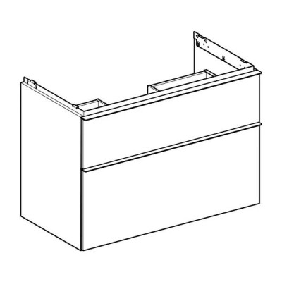 Тумба для раковини Geberit iCon 502.305.JR.1 підвісна, горіх темний Тумба для раковини Geberit iCon 502.305.JR.1 підвісна, горіх темний