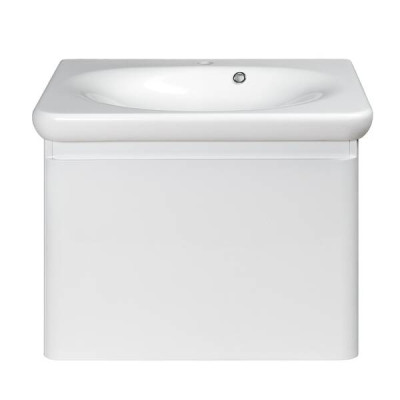 Тумба з раковиною Devit Fly New 0020120W підвісна 60 см білий