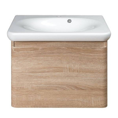 Тумба з раковиною Devit Fly new 0020120WO підвісна 60 см дуб