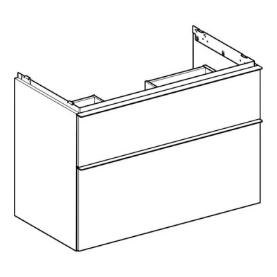 Тумба для раковини Geberit iCon 502.305.JL.1 підвісна, пісочно-сірий глянцевий Тумба для раковини Geberit iCon 502.305.JL.1 підвісна, пісочно-сірий глянцевий
