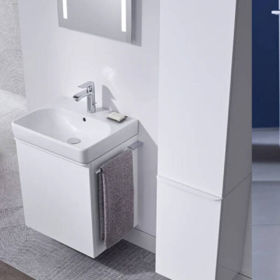 Тумба для раковини Geberit Smyle Square 500.364.00.1 підвісна 50 см білий Тумба для раковини Geberit Smyle Square 500.364.00.1 підвісна 50 см білий