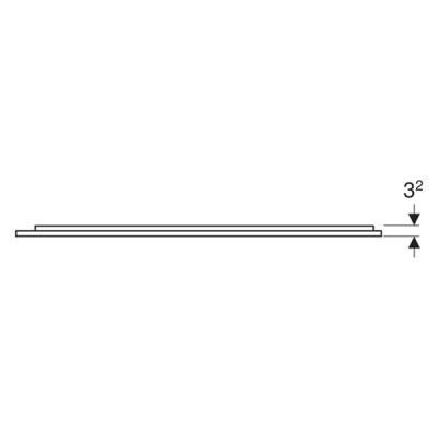 Дзеркало Geberit Option Plus Square 502.784.00.1 з LED-підсвічуванням 1050х700 мм