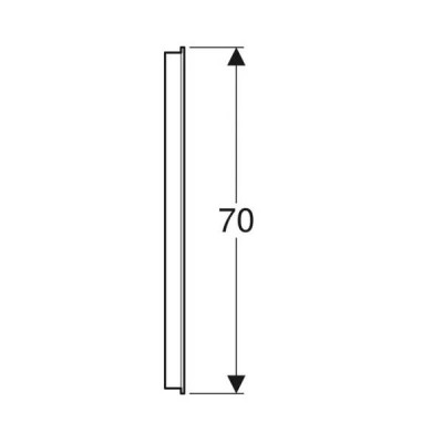 Дзеркало Geberit Option Basic 502.809.00.1 1000x700 мм, з LED підсвічуванням зверху по горизонталі Дзеркало Geberit Option Basic 502.809.00.1 1000x700 мм, з LED підсвічуванням зверху по горизонталі