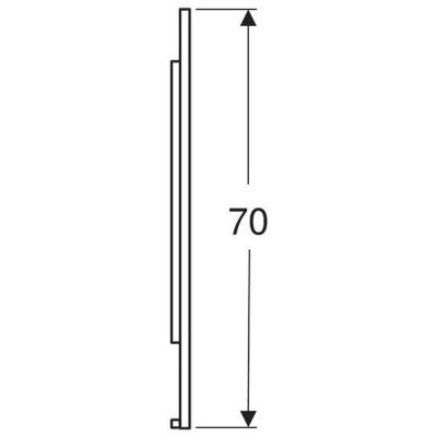 Дзеркало Geberit Option Plus Square 502.783.14.1 з LED-підсвічуванням 900х700 мм Дзеркало Geberit Option Plus Square 502.783.14.1 з LED-підсвічуванням 900х700 мм