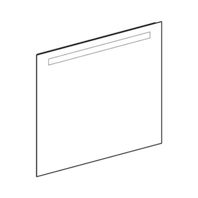 Дзеркало Geberit Option Basic 502.807.00.1 800x700 мм, з LED підсвічуванням зверху по горизонталі