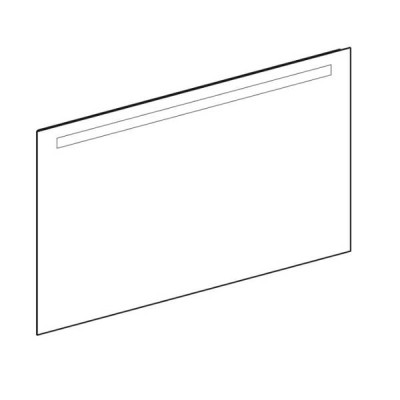 Дзеркало Geberit Option Basic 502.810.00.1 1200x1200 мм, з LED підсвічуванням зверху по горизонталі