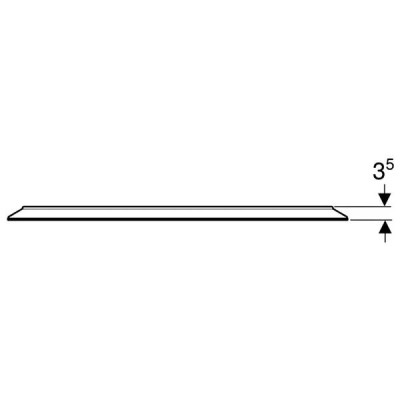 Дзеркало Geberit Option Round 502.799.00.1 з LED-підсвічуванням 900х900 мм