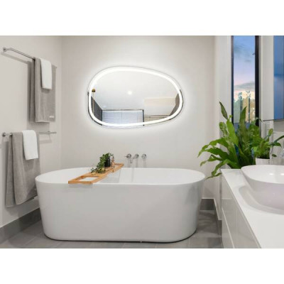 Дзеркало Devit Style 5415080 асиметричне з LED підсвіткою та тачсенсором 800х500 мм Дзеркало Devit Style 5415080 асиметричне з LED підсвіткою та тачсенсором 800х500 мм