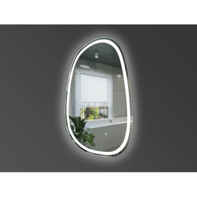 Дзеркало Devit Style 5415080 асиметричне з LED підсвіткою та тачсенсором 800х500 мм Дзеркало Devit Style 5415080 асиметричне з LED підсвіткою та тачсенсором 800х500 мм