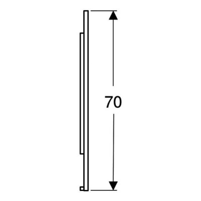 Дзеркало Geberit Option Plus Square 502.785.14.1 з LED-підсвічуванням 1200х700 мм Дзеркало Geberit Option Plus Square 502.785.14.1 з LED-підсвічуванням 1200х700 мм