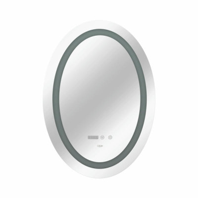 Зеркало Qtap Mideya 500х700 с LED-подсветкой Touch, с антизапотеванием, с часами, диммером, рег. яркости QT2078NCR5070W Зеркало Qtap Mideya 500х700 с LED-подсветкой Touch, с антизапотеванием, с часами, диммером, рег. яркости QT2078NCR5070W