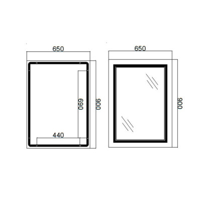 Зеркало Qtap Cardinal 650х900 с LED-подсветкой Touch, с антизапотеванием, с диммером, рег. темп. цвета (3000-6500K) Reverse QT0478C6590 Зеркало Qtap Cardinal 650х900 с LED-подсветкой Touch, с антизапотеванием, с диммером, рег. темп. цвета (3000-6500K) Reverse QT0478C6590