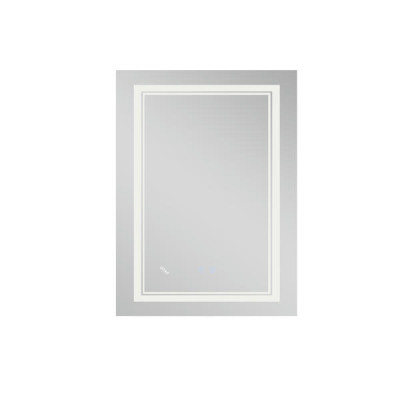 Зеркало Qtap Cardinal 600х800 с LED-подсветкой Touch, с антизапотеванием, с диммером, рег. темп. цвета (3000-6500K) Reverse QT0478C6080