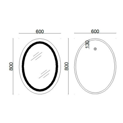 Дзеркало Lidz Vida 800х600 з LED-підсвічуванням Touch, з антизапотіванням, з димером, рег. яскравості LD78LF6080 Дзеркало Lidz Vida 800х600 з LED-підсвічуванням Touch, з антизапотіванням, з димером, рег. яскравості LD78LF6080