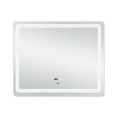 Зеркало Qtap Mideya (DC-F910) 1000х800 с LED-подсветкой Touch, с антизапотеванием, с часами, диммером, рег. яркости QT2078F910W Зеркало Qtap Mideya (DC-F910) 1000х800 с LED-подсветкой Touch, с антизапотеванием, с часами, диммером, рег. яркости QT2078F910W