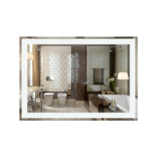 Зеркало Qtap Stork 700х500 с LED-подсветкой Touch, диммер, рег. яркости Reverse QT15781403W