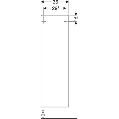 Пенал Geberit Smyle Square 500.361.00.1 підвісний білий Пенал Geberit Smyle Square 500.361.00.1 підвісний білий