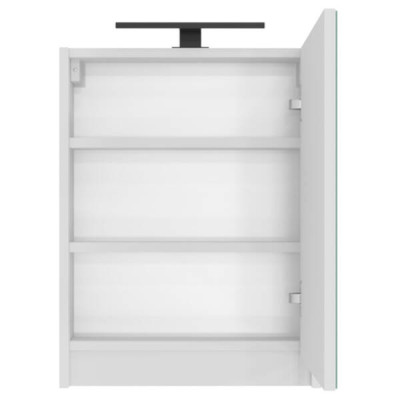 Дзеркальна шафа Devit Small 065050W з підсвіткою, біла Дзеркальна шафа Devit Small 065050W з підсвіткою, біла