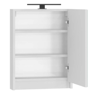 Дзеркальна шафа Devit Small 065050W з підсвіткою, біла Дзеркальна шафа Devit Small 065050W з підсвіткою, біла