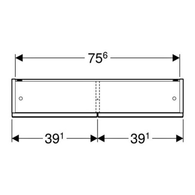 Дзеркальна шафа Geberit Selnova Square 501.271.00.1 788х850 мм Дзеркальна шафа Geberit Selnova Square 501.271.00.1 788х850 мм
