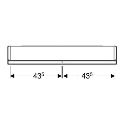 Дзеркальна шафа Geberit One 505.833.00.1 з LED-підсвічуванням 900х900 мм Дзеркальна шафа Geberit One 505.833.00.1 з LED-підсвічуванням 900х900 мм