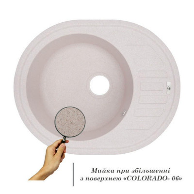 Кухонна мийка Lidz 620x500/200 COL-06 (LIDZCOL06620500200) Кухонна мийка Lidz 620x500/200 COL-06 (LIDZCOL06620500200)
