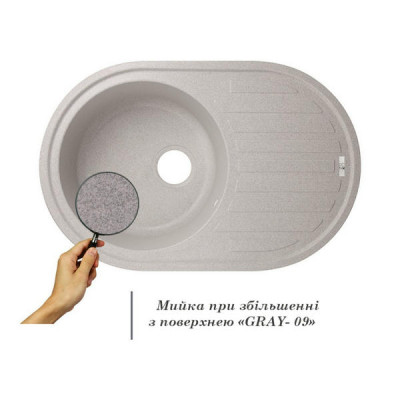 Кухонна мийка Lidz 780x500/200 GRA-09 (LIDZGRA09780500200) Кухонна мийка Lidz 780x500/200 GRA-09 (LIDZGRA09780500200)